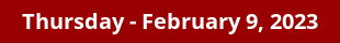 Thursday Daily Horoscope on DrStandley.com