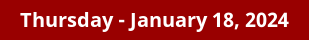 Thursday Daily Horoscope on DrStandley.com