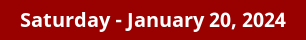 Saturday Daily Horoscope on DrStandley.com