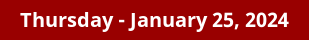 Thursday Daily Horoscope on DrStandley.com