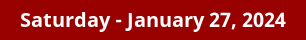 Saturday Daily Horoscope on DrStandley.com