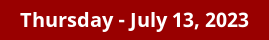 Thursday Daily Horoscope on DrStandley.com