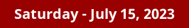 Saturday Daily Horoscope on DrStandley.com