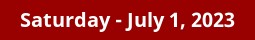 Saturday Daily Horoscope on DrStandley.com