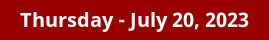 Thursday Daily Horoscope on DrStandley.com