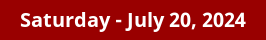 July 20, 2024 Daily Horoscope on DrStandley.com