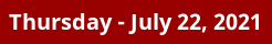 Thursday Daily Horoscope on DrStandley.com