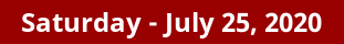 Saturday Daily Horoscope on DrStandley.com