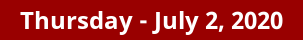 Thursday Daily Horoscope on DrStandley.com