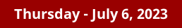 Thursday Daily Horoscope on DrStandley.com