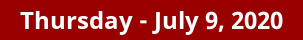 Thursday Daily Horoscope on DrStandley.com