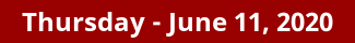 Thursday Daily Horoscope on DrStandley.com
