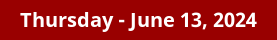 June 13, 2024 Daily Horoscope on DrStandley.com