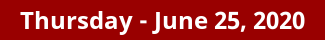 Thursday Daily Horoscope on DrStandley.com