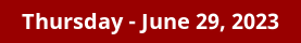 Thursday Daily Horoscope on DrStandley.com