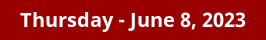 Thursday Daily Horoscope on DrStandley.com