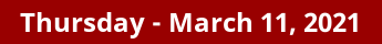 Thursday Daily Horoscope on DrStandley.com