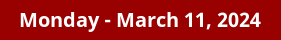 March 11, 2024 Daily Horoscope on DrStandley.com