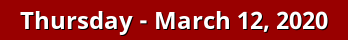 Thursday Daily Horoscope on DrStandley.com