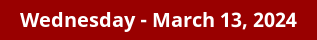 March 13, 2024 Daily Horoscope on DrStandley.com