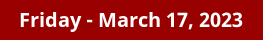 Friday Daily Horoscope on DrStandley.com