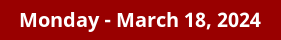March 18, 2024 Daily Horoscope on DrStandley.com