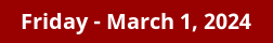 March 1, 2024 Daily Horoscope on DrStandley.com