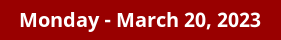 Monday Daily Horoscope on DrStandley.com