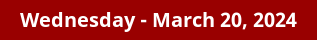 March 20, 2024 Daily Horoscope on DrStandley.com