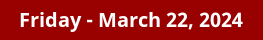 March 22, 2024 Daily Horoscope on DrStandley.com