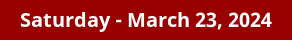March 23, 2024 Daily Horoscope on DrStandley.com