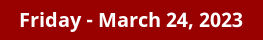 Friday Daily Horoscope on DrStandley.com