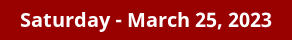Saturday Daily Horoscope on DrStandley.com