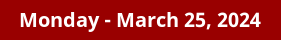 March 25, 2024 Daily Horoscope on DrStandley.com
