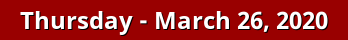 Thursday Daily Horoscope on DrStandley.com