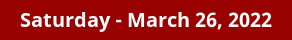 Saturday Daily Horoscope on DrStandley.com