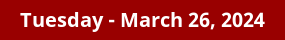 March 26, 2024 Daily Horoscope on DrStandley.com