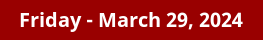 March 29, 2024 Daily Horoscope on DrStandley.com