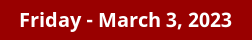 Friday Daily Horoscope on DrStandley.com