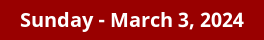 March 3, 2024 Daily Horoscope on DrStandley.com