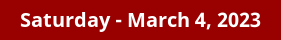 Saturday Daily Horoscope on DrStandley.com
