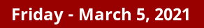 Friday Daily Horoscope on DrStandley.com