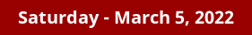Saturday Daily Horoscope on DrStandley.com