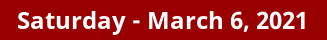 Saturday Daily Horoscope on DrStandley.com