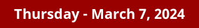March 7, 2024 Daily Horoscope on DrStandley.com