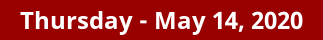 Thursday Daily Horoscope on DrStandley.com