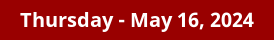 May 16, 2024 Daily Horoscope on DrStandley.com