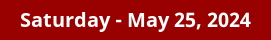 May 25, 2024 Daily Horoscope on DrStandley.com