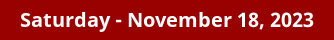 Saturday Daily Horoscope on DrStandley.com
