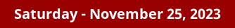 Saturday Daily Horoscope on DrStandley.com